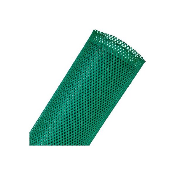 Techflex Techflex 2in Flexo PET General Purpose Sleeving Dia., 200', Green PTN2.00GN-200 - main
